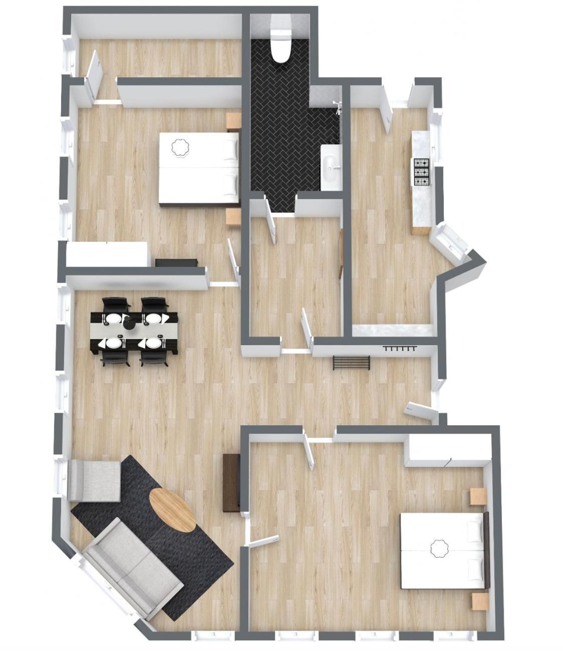 Spacious Tivoli Gardens Apartment W 3 Bedrooms Kopenhaga Zewnętrze zdjęcie